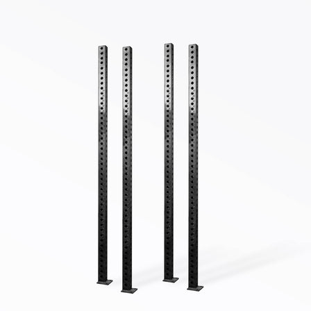 PR-5000 Power Rack-Pfosten, Metallic-Schwarz, 80 Zoll, Paar